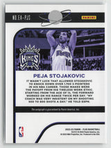Peja Stojakovic 2022-23 Panini Flux Equinox Autographs #EA-PJS