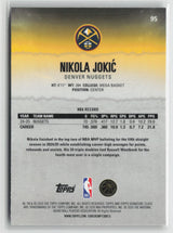 Nikola Jokić 2025-26 Topps Signature Class Chrome Yellow Refractors #95 222/275