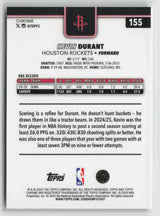 Kevin Durant 2025-26 Topps Chrome Yellow Refractor #155 097/275
