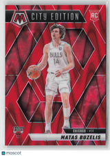 Matas Buzelis 2024-25 Panini Mosaic Red Seismic #273 165/299