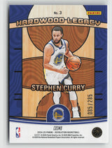 Stephen Curry 2024-25 Panini Revolution Hardwood Legacy Blue Cosmo #3 085/285