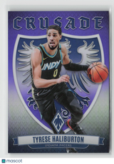 Tyrese Haliburton 2023-24 Panini Phoenix Crusade Purple #19 67/75