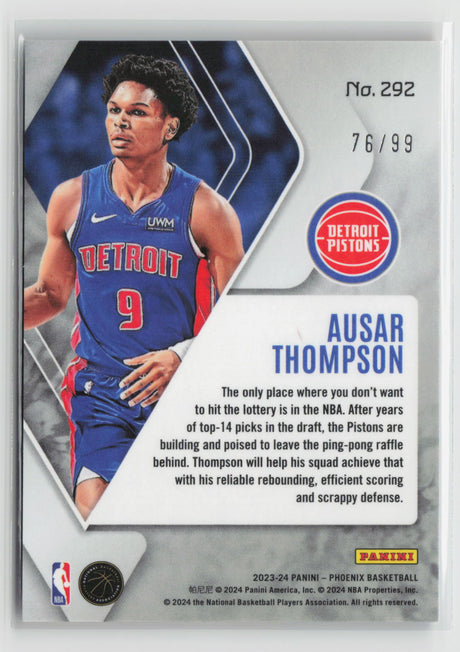 Ausar Thompson 2023-24 Panini Phoenix Orange #292 76/99