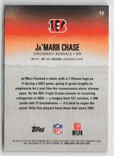 Ja'Marr Chase 2025 Topps Signature Class Magenta #12 080/250