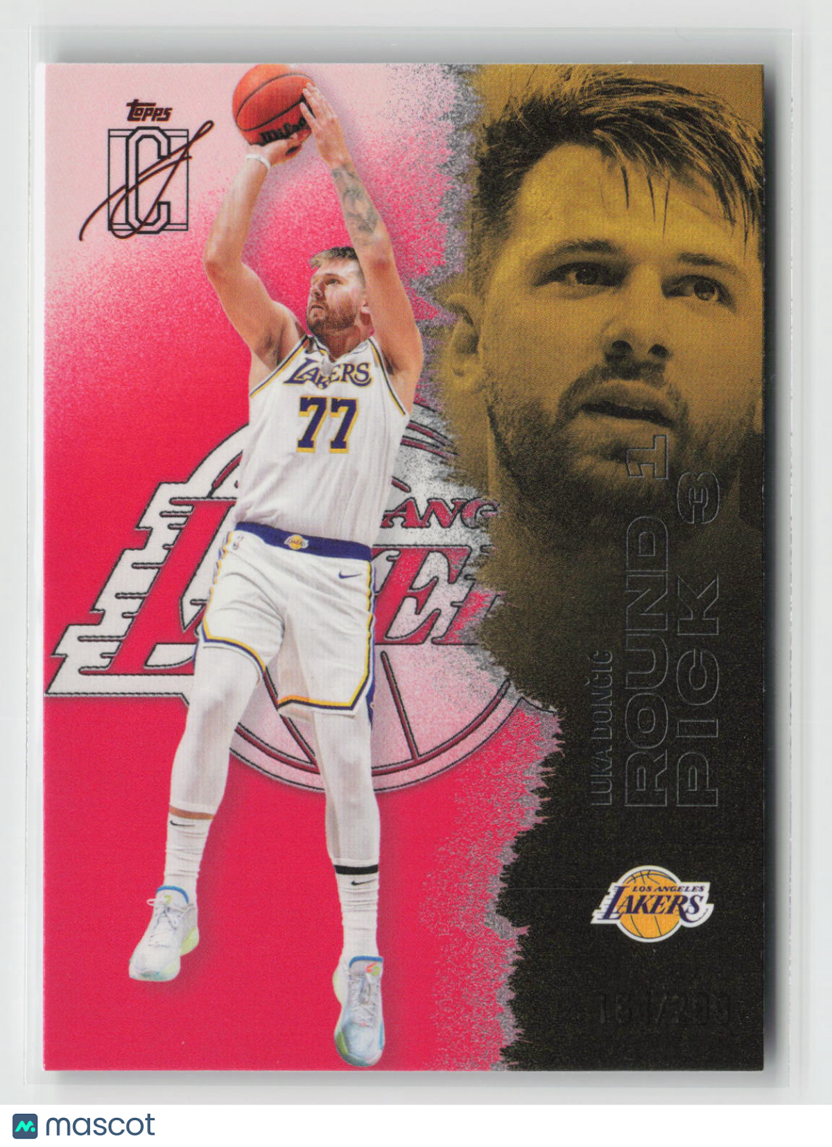 Luka Dončić 2025-26 Topps Signature Class Coral #83 164/299