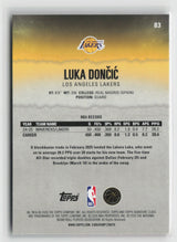 Luka Dončić 2025-26 Topps Signature Class Coral #83 164/299