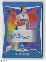 Franz Wagner 2023-244 Panini Phoenix Ascension Autographs Purple #AA-FZW 08/75