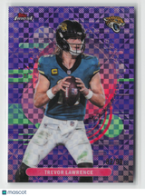 Trevor Lawrence 2025 Topps Finest Purple X-Fractor #135 82/99