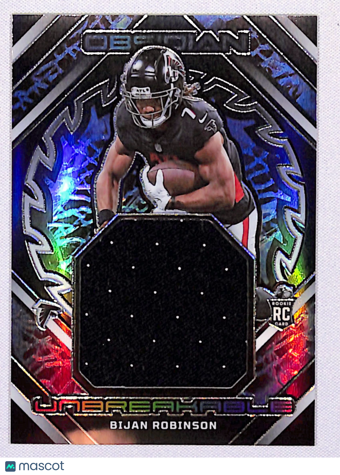 Bijan Robinson 2023 Panini Obsidian Unbreakable #UM-BRO 158/199