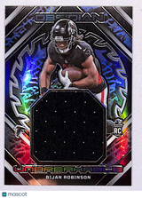 Bijan Robinson 2023 Panini Obsidian Unbreakable #UM-BRO 158/199