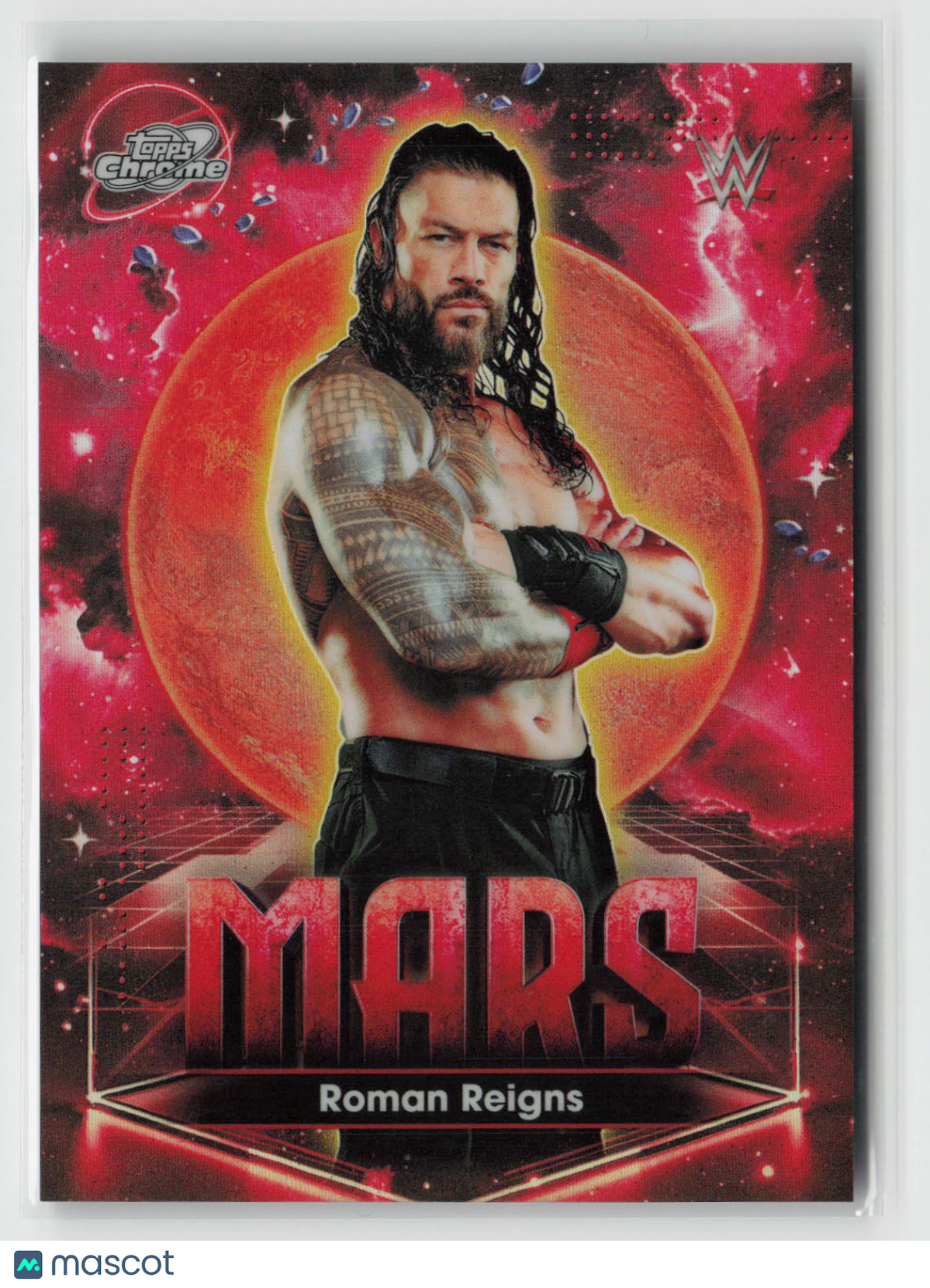 Roman Reigns 2026 Topps Chrome Cosmic WWE Planetary Pursuit Mars #PPMR-6