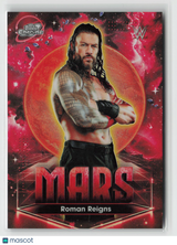 Roman Reigns 2026 Topps Chrome Cosmic WWE Planetary Pursuit Mars #PPMR-6