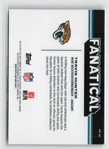Travis Hunter 2025 Topps Chrome Football Fanatical #FF-10