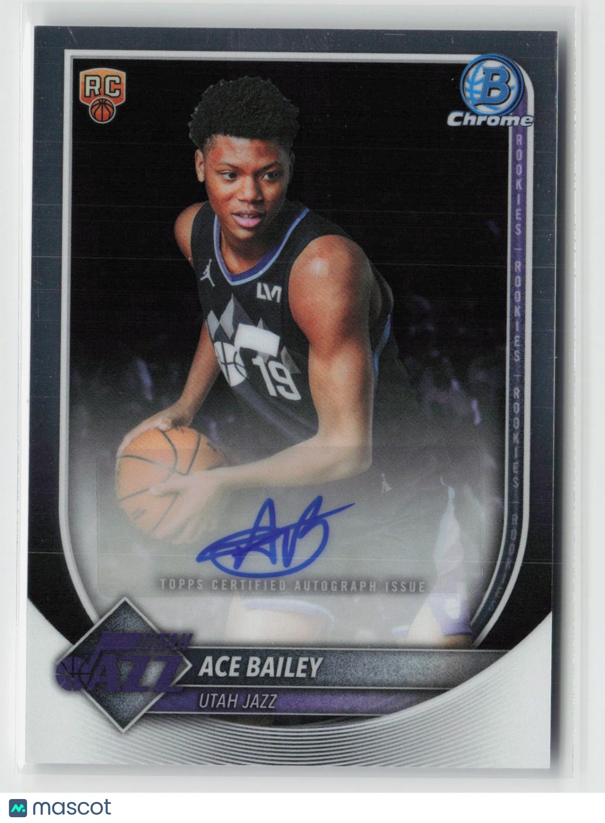 Ace Bailey 2025-26 Bowman Chrome Autographs #BCA-AB