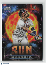 Ronald Acuna Jr 2025 Topps Chrome Cosmic Planetary Pursuit Sun #PPS-3