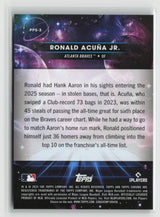 Ronald Acuna Jr 2025 Topps Chrome Cosmic Planetary Pursuit Sun #PPS-3