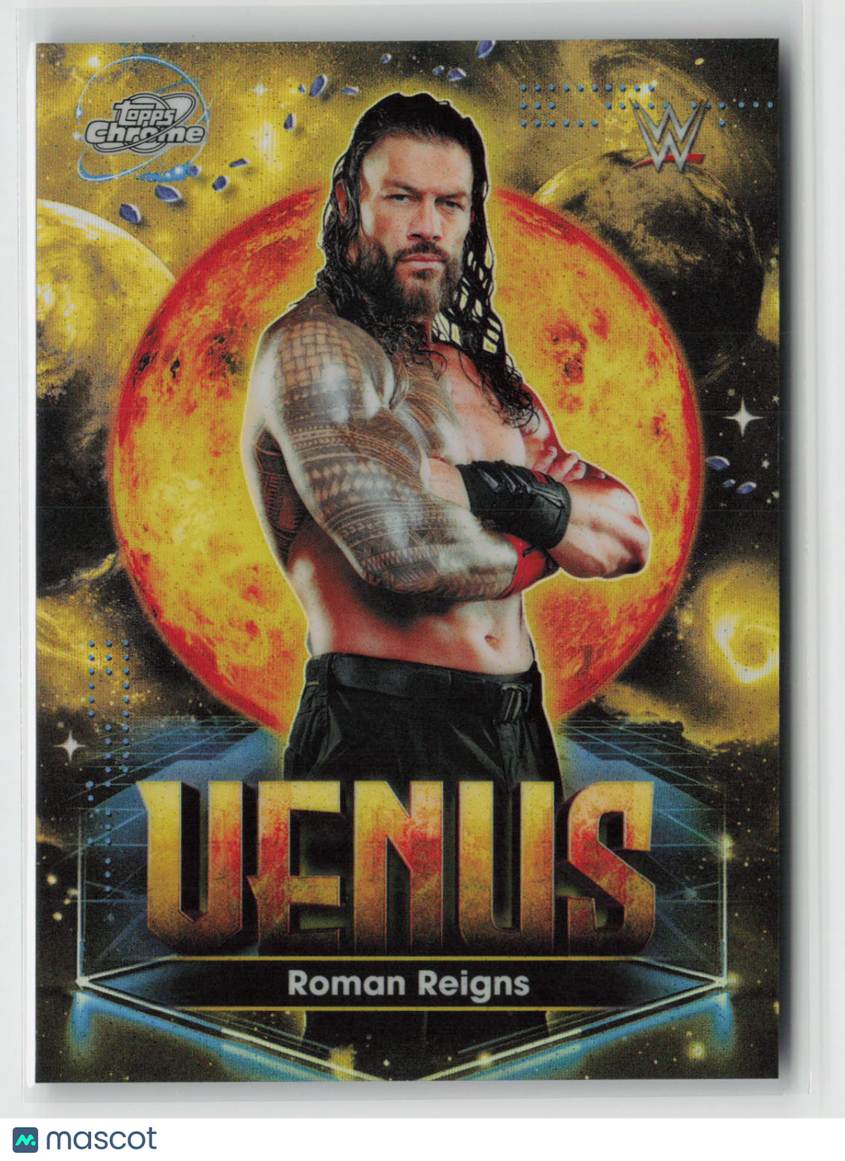 Roman Reigns 2026 Topps Chrome Cosmic WWE Planetary Pursuit Venus #PPV-6