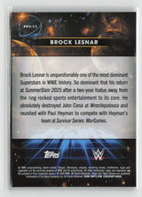 Brock Lesnar 2026 Topps Chrome Cosmic WWE Planetary Pursuit Venus #PPV-11