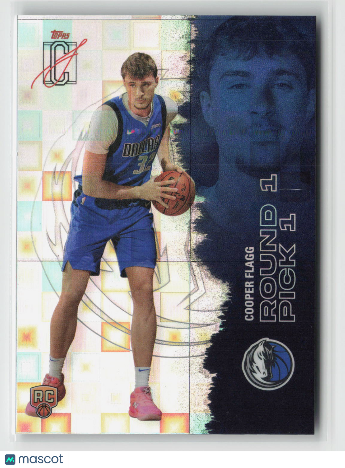 Cooper Flagg 2025-26 Topps Signature Class Chrome Pandora Refractors #101