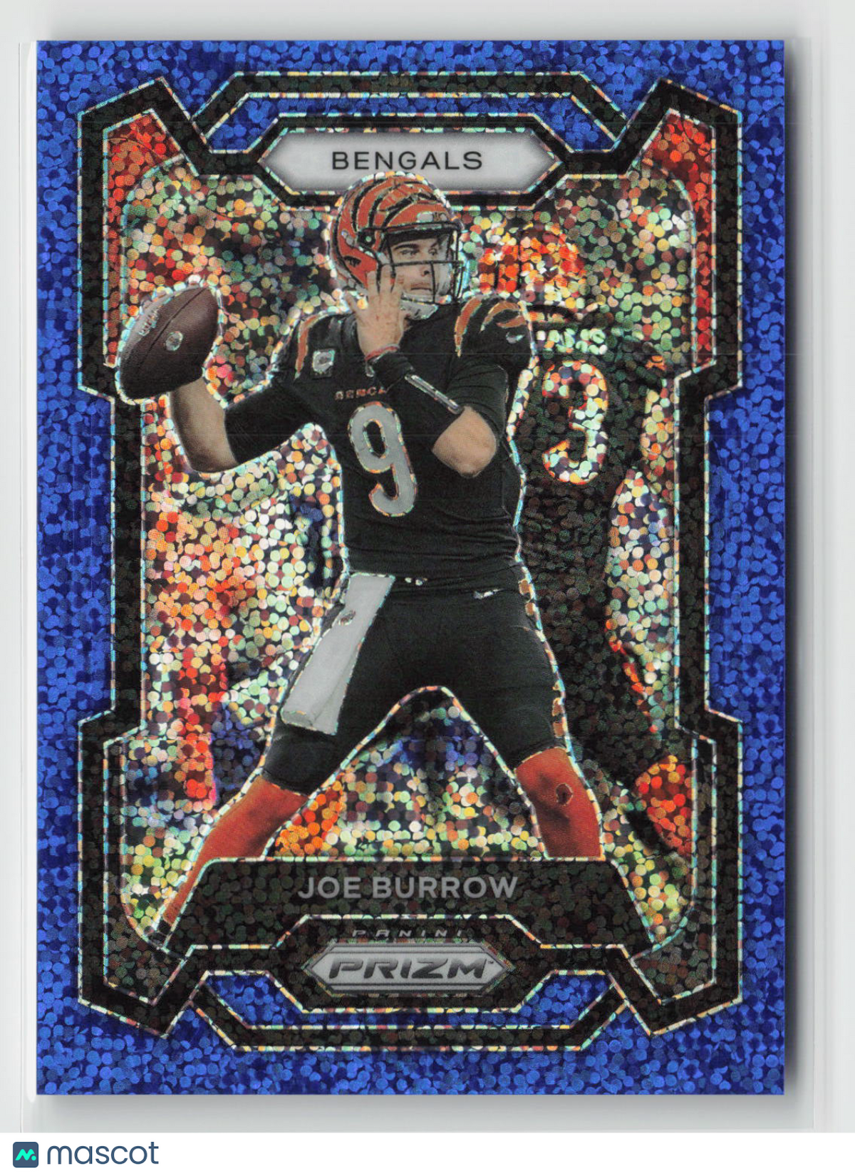 Joe Burrow 2023 Panini Prizm Blue Sparkle #57 95/96
