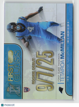 Tetairoa McMillan 2025 Topps Signature Class First Class #FC-7