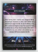 Seth Rollins 2026 Topps Chrome Cosmic WWE Planetary Pursuit Sun #PPS-3