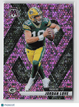 Jordan Love 2025 Panini Mosaic Mosaic No Huddle Pink #30 09/20