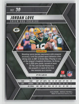Jordan Love 2025 Panini Mosaic Mosaic No Huddle Pink #30 09/20