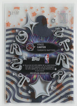 Vince Carter 2025-26 Topps Signature Class Star Cast Orange #SC-18 16/50
