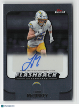 Ladd McConkey 2025 Finest Flashback Autographs #FBA-LM