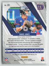 Daniel Jones 2023 Panini Phoenix Autographs Silver #23