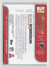 Bijan Robinson 2025 Topps Signature Class First Class #FC-19