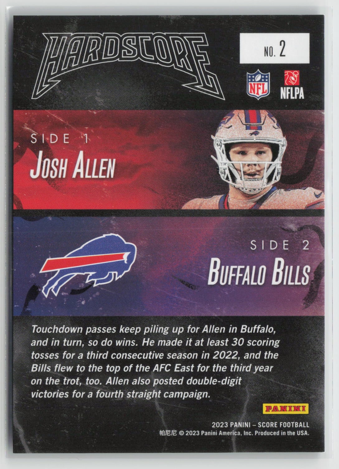 Josh Allen 2023 Score Hardscore #2
