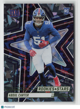 Abdul Carter 2025 Panini Rookies & Stars Ice #101 13/22