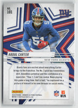 Abdul Carter 2025 Panini Rookies & Stars Ice #101 13/22