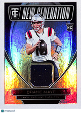 Drake Maye 2025 Panini Totally Certified Football New Generation Jersey #NGJ-DME