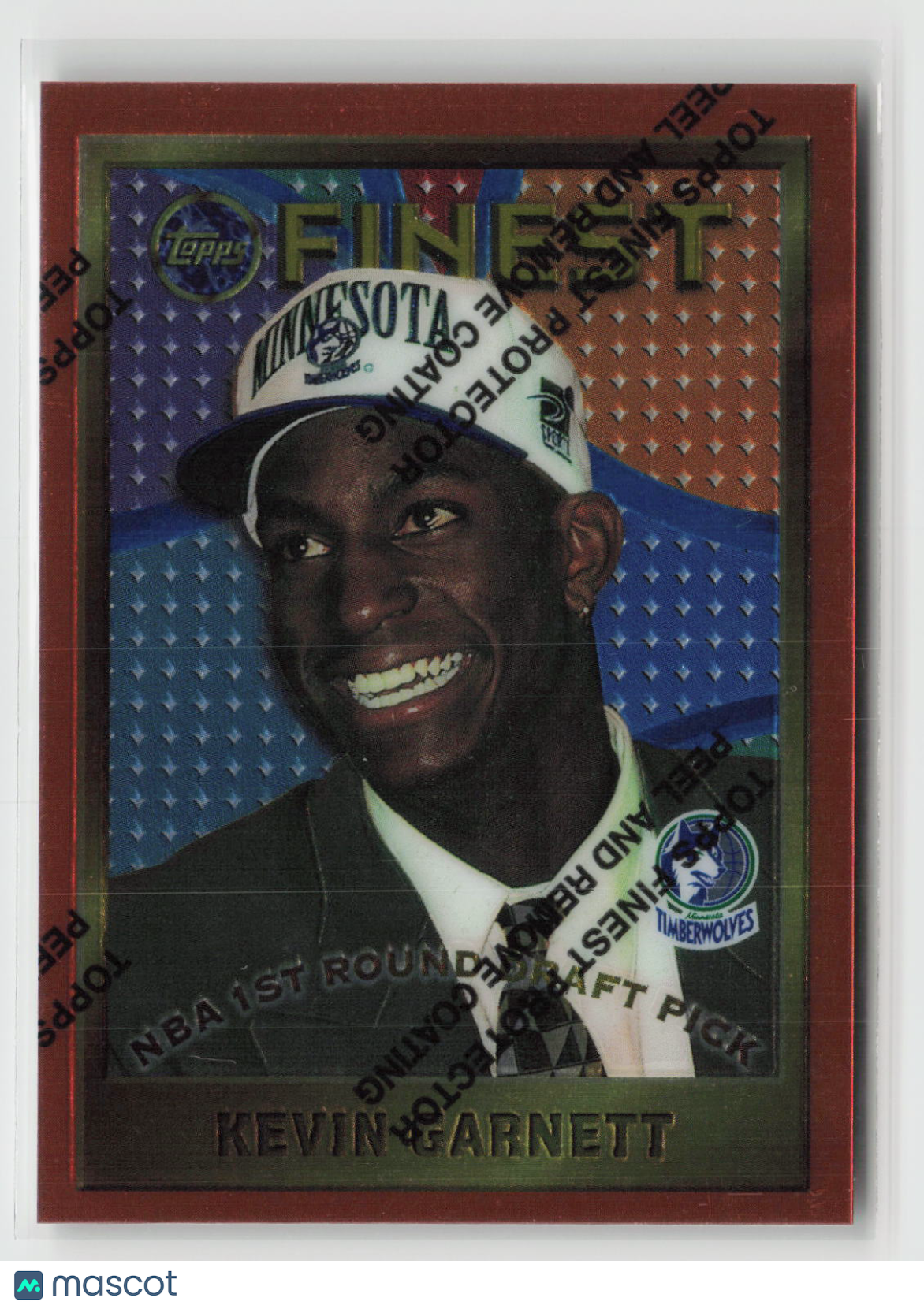 Kevin Garnett 1996 Topps Finest #115
