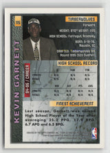 Kevin Garnett 1996 Topps Finest #115