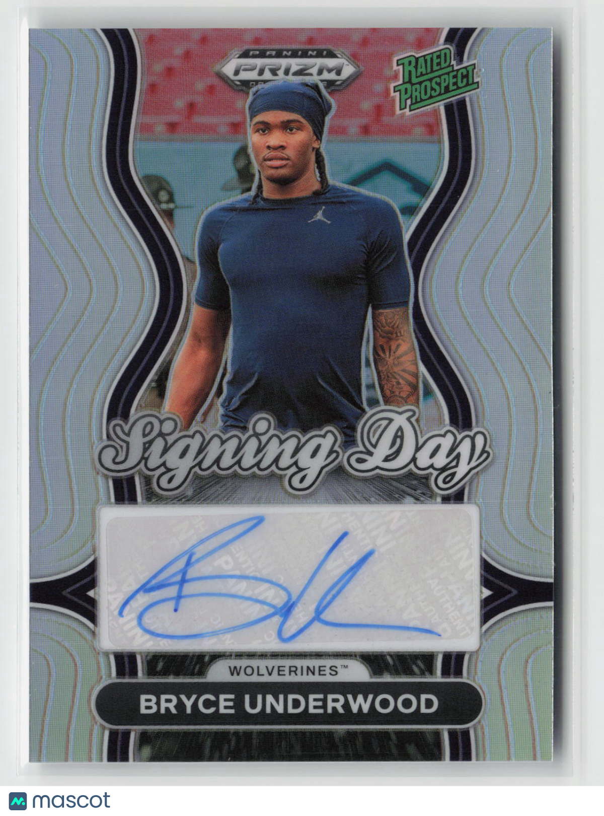 Bryce Underwood 2025 Panini Prizm Draft Picks Signing Day Silver Prizm #SD-BUQ