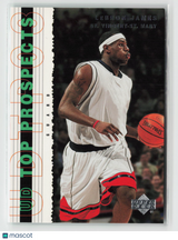 LeBron James 2003 Upper Deck UD Top Prospects #55