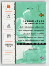 LeBron James 2003 Upper Deck UD Top Prospects #55