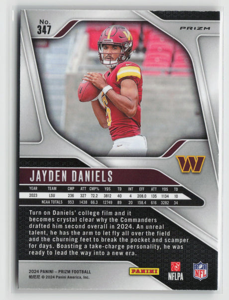 Jayden Daniels 2024 Panini Prizm Disco #347
