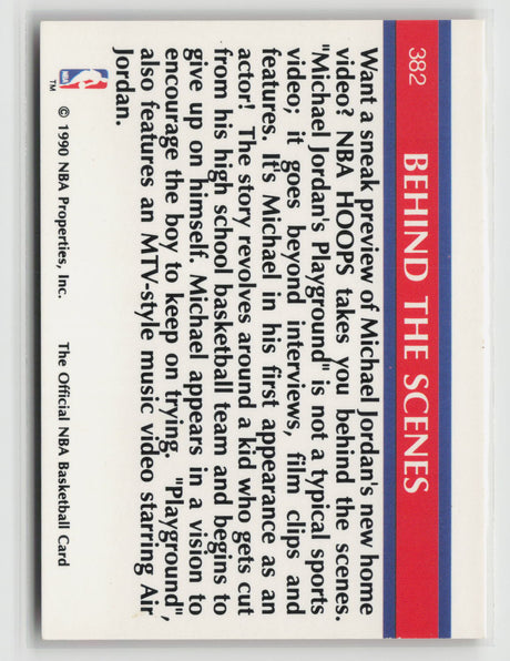 Michael Jordan 1990 NBA Hoops #382