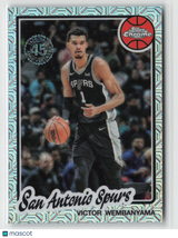 Victor Wembanyama 2025 Topps Chrome Silver Mojo Refractor #TC-VW