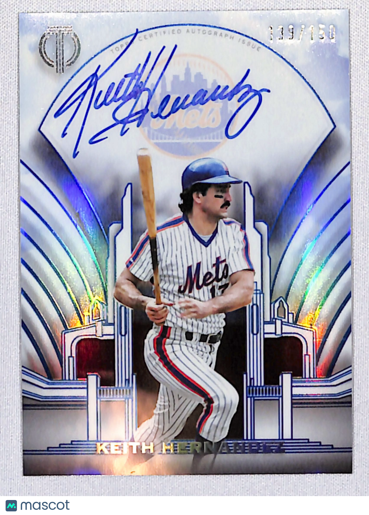 Keith Hernandez 2026 Topps Tribute Crest Calligraphy #TCC-KH 139/150