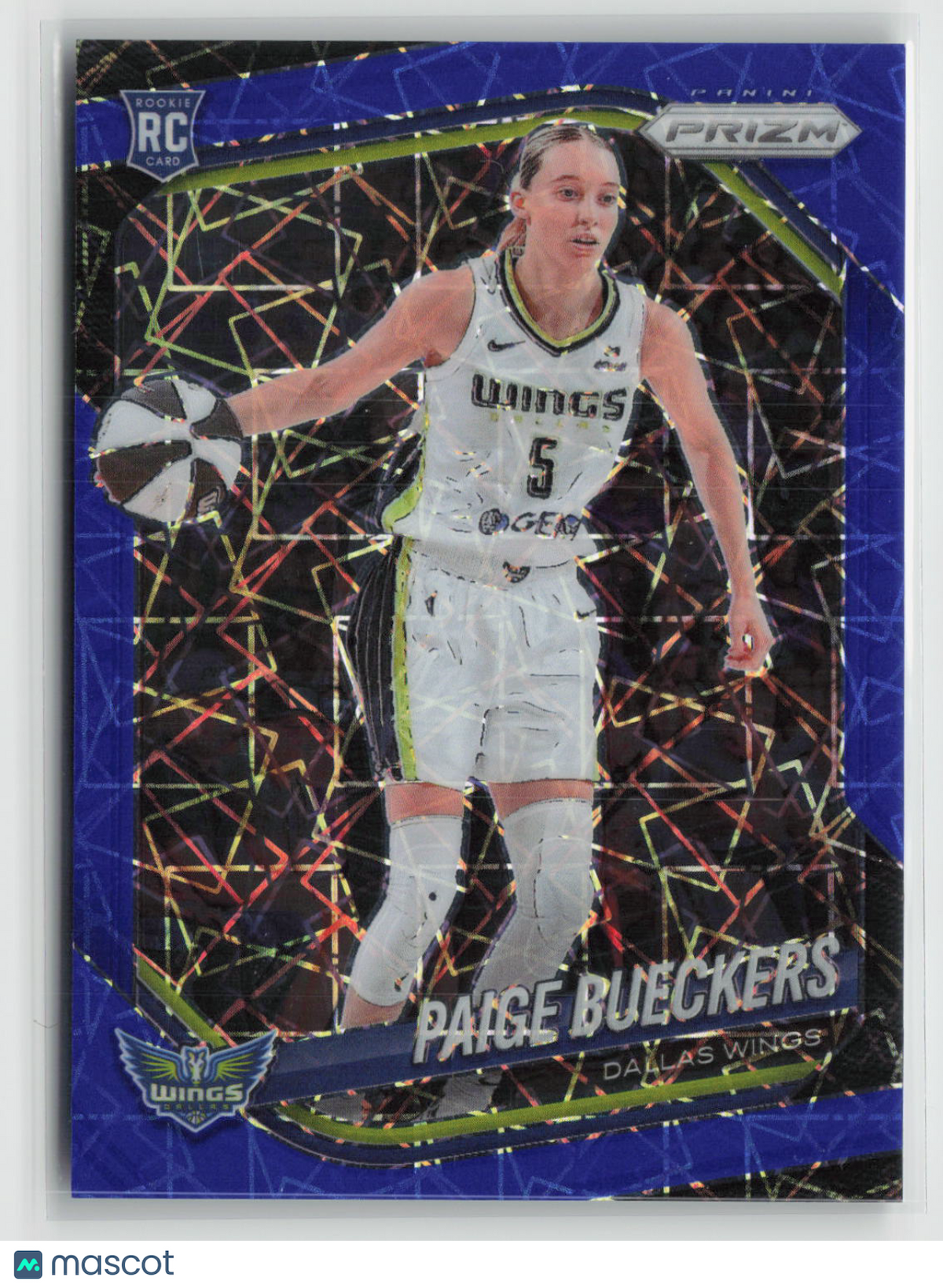 Paige Bueckers 2025 Panini Prizm WNBA Blue Velocity #5