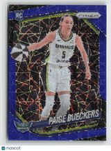 Paige Bueckers 2025 Panini Prizm WNBA Blue Velocity #5