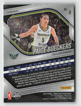 Paige Bueckers 2025 Panini Prizm WNBA Blue Velocity #5