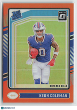 Keon Coleman 2024 Panini Donruss Optic Football Orange #263 61/249
