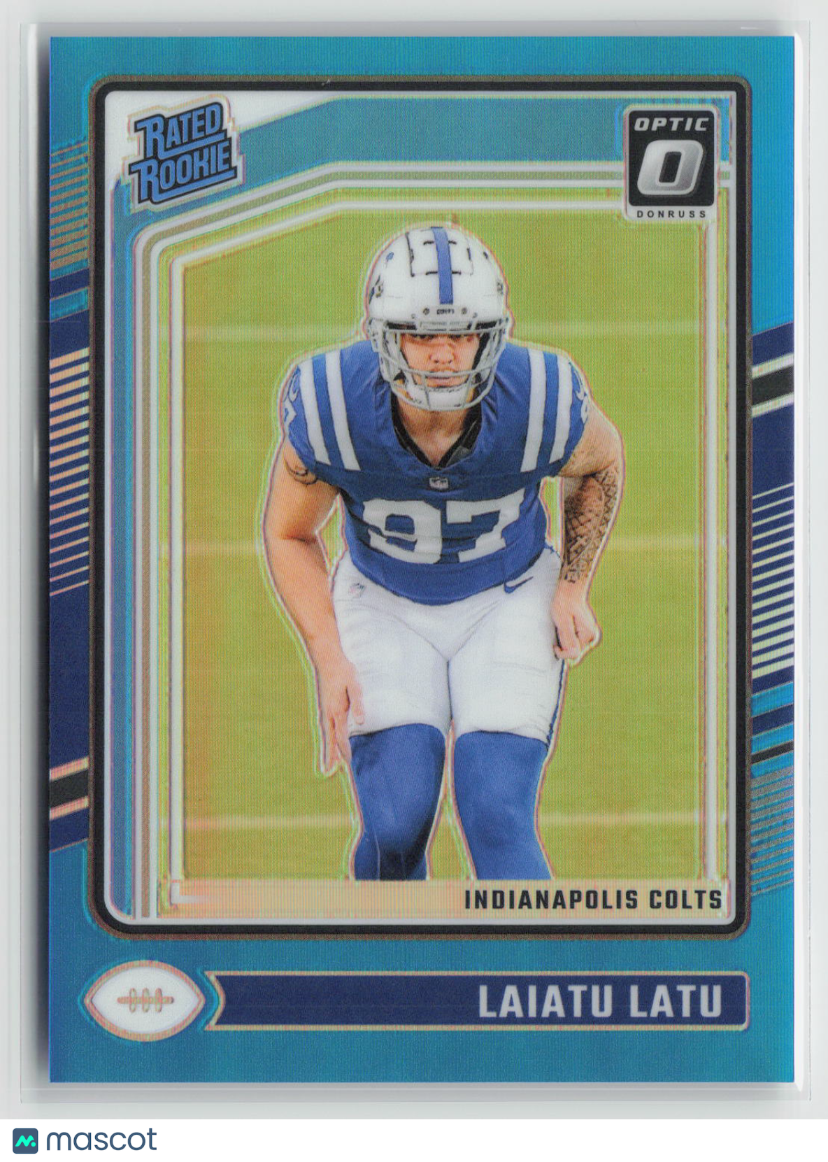 Laiatu Latu 2024 Panini Donruss Optic Football Aqua #267 240/299